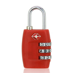 Tourism Luggage Zipper Lock Plastic TSA Code Lock