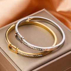 Women's High-grade Gold Plating Exquisite Stainless Steel Bracelet