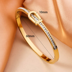 Women's High-grade Gold Plating Exquisite Stainless Steel Bracelet