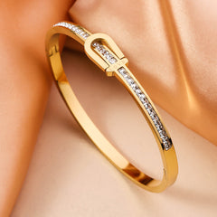 Women's High-grade Gold Plating Exquisite Stainless Steel Bracelet